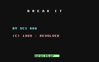 Image n° 2 - screenshots  : Break It