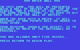 Image n° 2 - screenshots  : Brick Wall