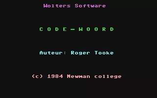 Image n° 3 - screenshots  : Code-Woord
