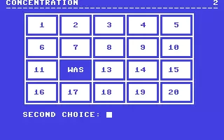 Image n° 15 - screenshots : Concentration Image n° 15 - screenshots : Concentration
