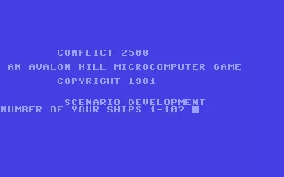 Image n° 2 - screenshots : Conflict 2500 Image n° 2 - screenshots : Conflict 2500