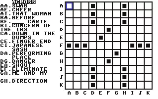 Image n° 3 - screenshots : Crosswords Image n° 3 - screenshots : Crosswords