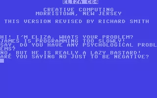Image n° 1 - screenshots : Eliza Image n° 1 - screenshots : Eliza