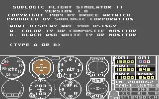 Image n° 2 - screenshots  : Flight Simulator II