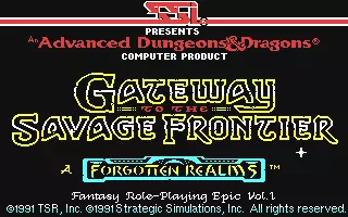 Image n° 2 - screenshots  : Gateway to the Savage Frontier