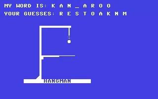 Image n° 4 - screenshots : Hangman II Image n° 4 - screenshots : Hangman II