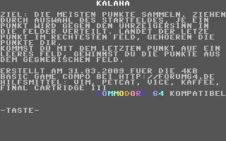 Image n° 6 - screenshots : Kalaha Image n° 6 - screenshots : Kalaha
