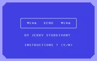 Image n° 8 - screenshots  : Keno