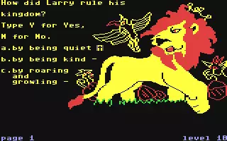 Image n° 1 - screenshots  : Larry the Lion