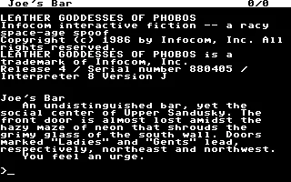 Image n° 4 - screenshots  : Leather Goddesses of Phobos