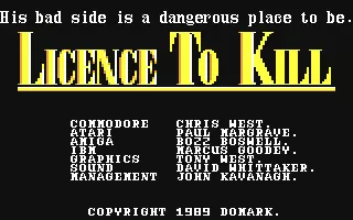 Image n° 3 - screenshots : Licence to Kill Image n° 3 - screenshots : Licence to Kill