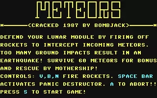 Image n° 2 - screenshots  : Meteors