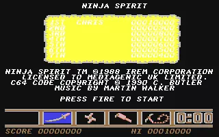 Image n° 3 - screenshots  : Ninja Spirit