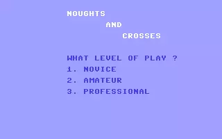 Image n° 4 - screenshots : Noughts and Crosses Image n° 4 - screenshots : Noughts and Crosses