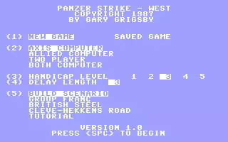 Image n° 3 - screenshots : Panzer Strike! Image n° 3 - screenshots : Panzer Strike!