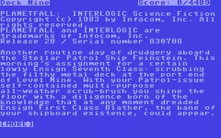 Image n° 1 - screenshots : Planetfall Image n° 1 - screenshots : Planetfall