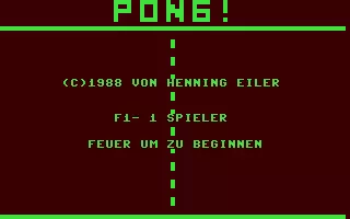 Image n° 2 - screenshots : Pong! Image n° 2 - screenshots : Pong!
