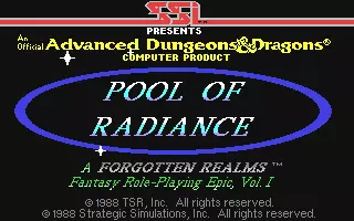 Image n° 4 - screenshots  : Pool of Radiance