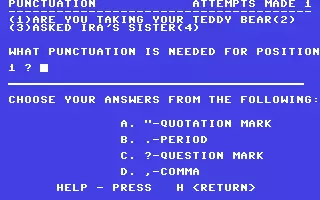 Image n° 1 - screenshots : Punctuation Image n° 1 - screenshots : Punctuation