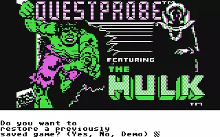Image n° 5 - screenshots  : Questprobe 1 - The Incredible Hulk
