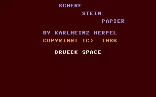 Image n° 2 - screenshots : Schere Stein Papier Image n° 2 - screenshots : Schere Stein Papier
