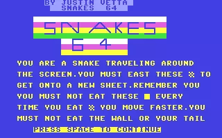 Image n° 9 - screenshots  : Snakes