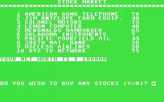 Image n° 6 - screenshots  : Stock Market