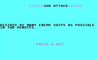 Image n° 3 - screenshots  : Sub Attack
