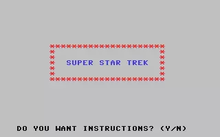Image n° 3 - screenshots  : Super Star Trek