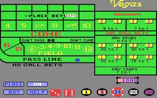 Image n° 2 - screenshots  : Vegas Craps