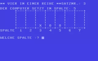 Image n° 1 - screenshots : Vier in einer Reihe Image n° 1 - screenshots : Vier in einer Reihe