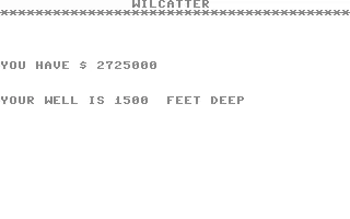 Image n° 1 - screenshots : Wildcatter Image n° 1 - screenshots : Wildcatter