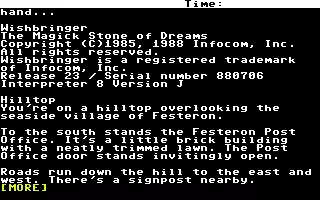 Image n° 5 - screenshots  : Wishbringer