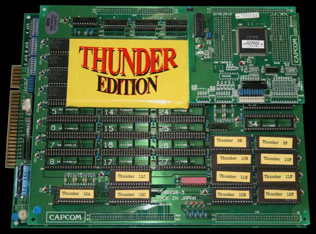 Image n° 2 - pcb : Street Fighter II: The World Warrior (Thunder Edition, bootleg)