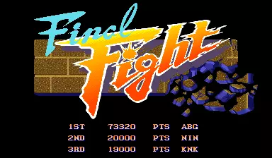 Image n° 1 - scores : Final Fight (World, set 2)