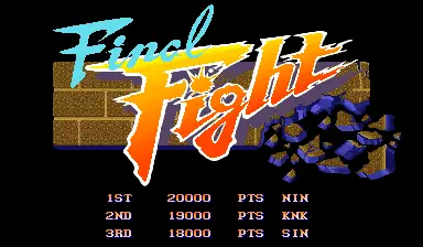 Image n° 3 - scores : Final Fight (USA, set 1)