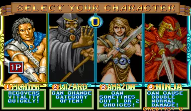 Image n° 5 - select : Quiz & Dragons: Capcom Quiz Game (USA 920701)