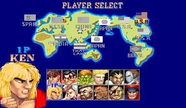 Image n° 2 - select : Street Fighter II': Champion Edition (Rainbow, bootleg, set 1)