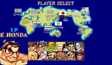Image n° 2 - select : Street Fighter II': Champion Edition (Rainbow, bootleg, set 2)