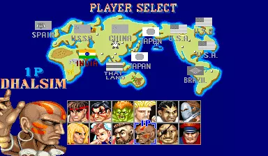 Image n° 3 - select : Street Fighter II': Champion Edition (Rainbow, bootleg, set 3)