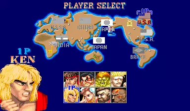 Image n° 4 - select : Street Fighter II: The World Warrior (Thunder Edition, bootleg)