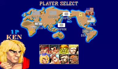Image n° 5 - select : Street Fighter II: The World Warrior (USA 910522, Rev. I)