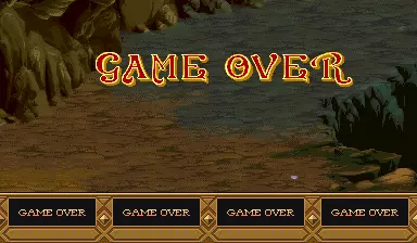 Image n° 1 - gameover : Dungeons & Dragons: Tower of Doom (Euro 940412 Phoenix Edition) (bootleg)