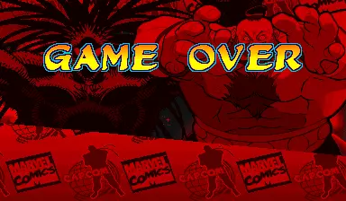 Image n° 1 - gameover : Marvel Super Heroes Vs. Street Fighter (USA 970625 Phoenix Edition) (bootleg)