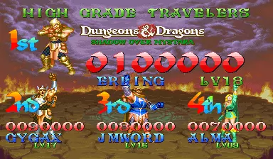 Image n° 4 - scores : Dungeons & Dragons: Shadow over Mystara (Euro 960619)