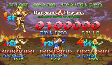 Image n° 2 - scores : Dungeons & Dragons: Shadow over Mystara (Asia 960619)