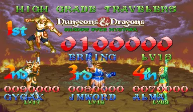 Image n° 2 - scores : Dungeons & Dragons: Shadow over Mystara (Hispanic 960223)