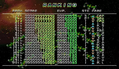 Image n° 4 - scores : Mars Matrix: Hyper Solid Shooting (USA 000412)