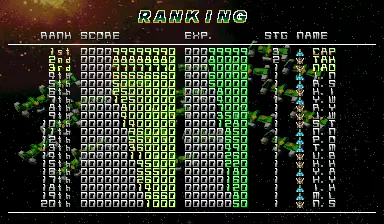 Image n° 2 - scores : Mars Matrix: Hyper Solid Shooting (Japan 000412)