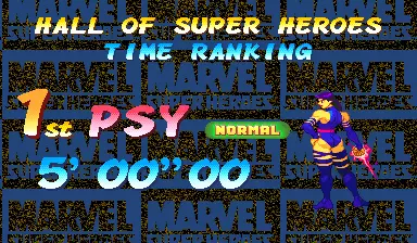 Image n° 2 - scores : Marvel Super Heroes (USA 951024)